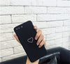 Cute Love Heart Print Back Cover For iPhone X 7 6 6S Plus 5 5S SE Phone Case Hard PC Cases Coque For iPhone 8 8 Plus