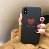 Cute Love Heart Print Back Cover For iPhone X 7 6 6S Plus 5 5S SE Phone Case Hard PC Cases Coque For iPhone 8 8 Plus