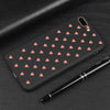 3D Relief Phone Case For iPhone 6 6s 7 8 Plus X 5 5s SE Cover Cute Cartoon Love Heart Soft TPU Black Capa For iPhone 8 XR XS Max