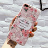 USLION Flower Silicon Phone Case For iPhone 7 8 Plus XS Max XR Rose Floral Cases For iPhone X 8 7 6 6S Plus 5 SE Soft TPU Cover