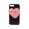 Lovely 3D Love Heart Cute hair Phone Case Cover For iphone 6/7/8/s/Plus Cases Fashion Back Cover best gifts for girls For iPhone