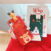 Phone Case For iPhone 6 6S 7 8 Plus X XS XR XS Max Cartoon Christmas Deer & Snowman Soft TPU mobile Phone Back Cover Cases shell