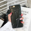 Luxury Marble Phone Case For Iphone 8 7 Plus X 6S 6 S Case Grip Stand Holder Silicone Soft For Iphone XS MAX XR Case Cover Coque