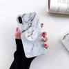 Fashion Marble Veins Holder Stand Phone Case For iPhone X 6 6S 7 8 Plus For iPhone XS MAX XR 7plus 8plus Cases Luxury Cover