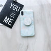 Fashion Marble Veins Holder Stand Phone Case For iPhone X 6 6S 7 8 Plus For iPhone XS MAX XR 7plus 8plus Cases Luxury Cover