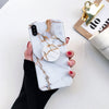 Fashion Marble Veins Holder Stand Phone Case For iPhone X 6 6S 7 8 Plus For iPhone XS MAX XR 7plus 8plus Cases Luxury Cover