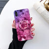 Fashion Marble Veins Holder Stand Phone Case For iPhone X 6 6S 7 8 Plus For iPhone XS MAX XR 7plus 8plus Cases Luxury Cover