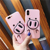 Cute Cartoon Pig Phone Case For iphone X XS Max XR Case For iphone 6 6s 7 8 plus Cover Fashion Funny Nose TPU Soft Cases Capa