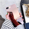 Mirror Phone Case For iphone 7 8 6s 6 plus X XR XS Max Cute Soft TPU Shockproof Cover For Samsung Note9 Note8 S8 S9 Plus Case