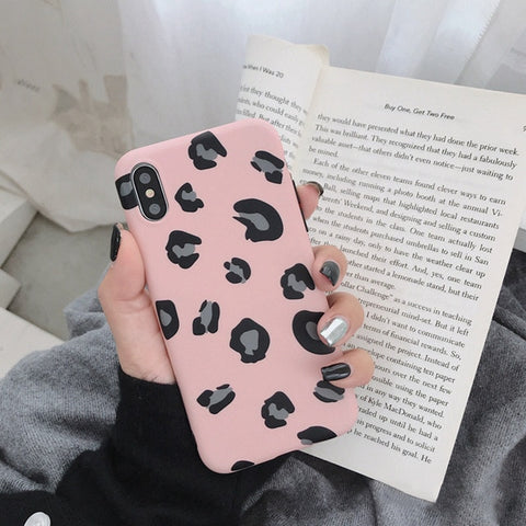 Fashion Colorful Leopard Print Phone Case For iphone XS Max XR X Case For iphone 6 6s 7 8 plus Back Cover Luxury Soft Cases Capa