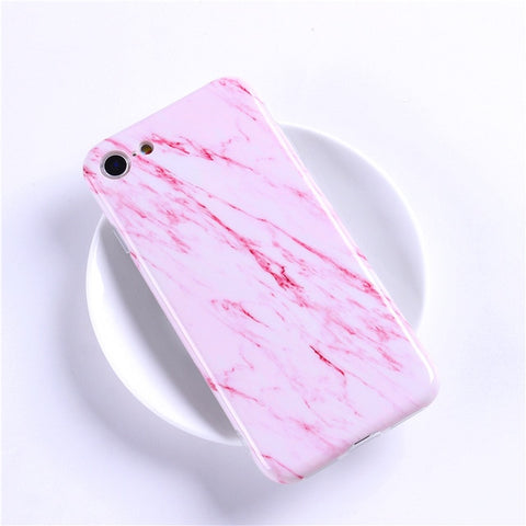 Tzomsze Luxury Marble Phone Case For iPhone 7 Case For iPhone X 7 6 6S 8 Plus Case Cover XS MAX XR 8Plus 7Plus Coque Fundas