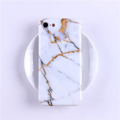 New Luxury Glossy Marble Veins Phone Case For iPhone X XS XR 6 6S 7 8 Plus For iPhone XS MAX Cases Fashion Dreamlike TPU Cover